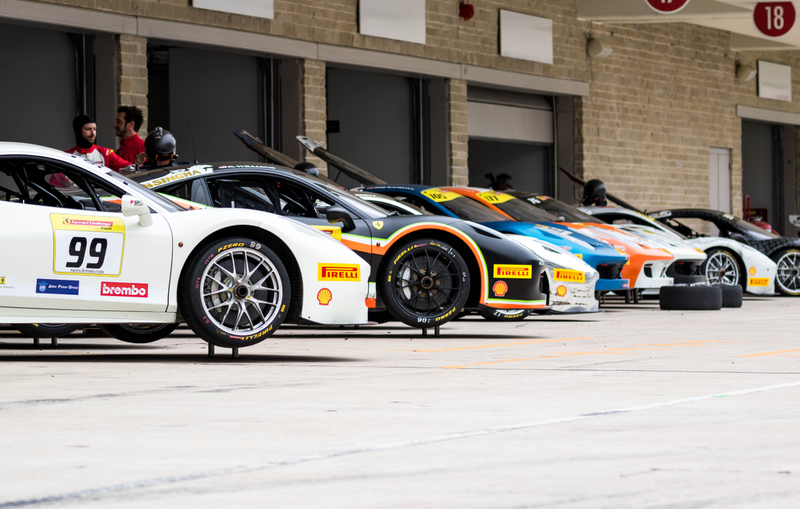 Illustration for article titled The Most Gorgeous Ferraris Around Came Out For Austin's Ferrari Challenge Race